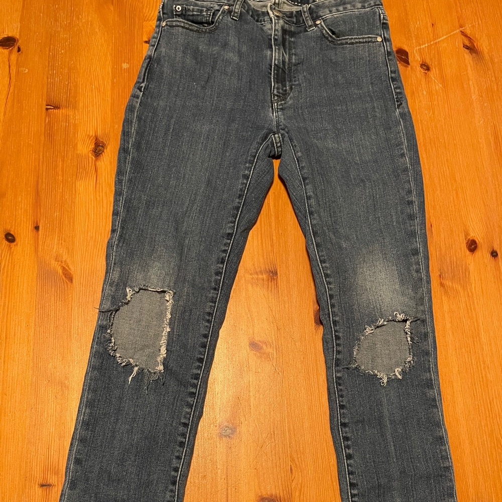 Gap ripped jeans